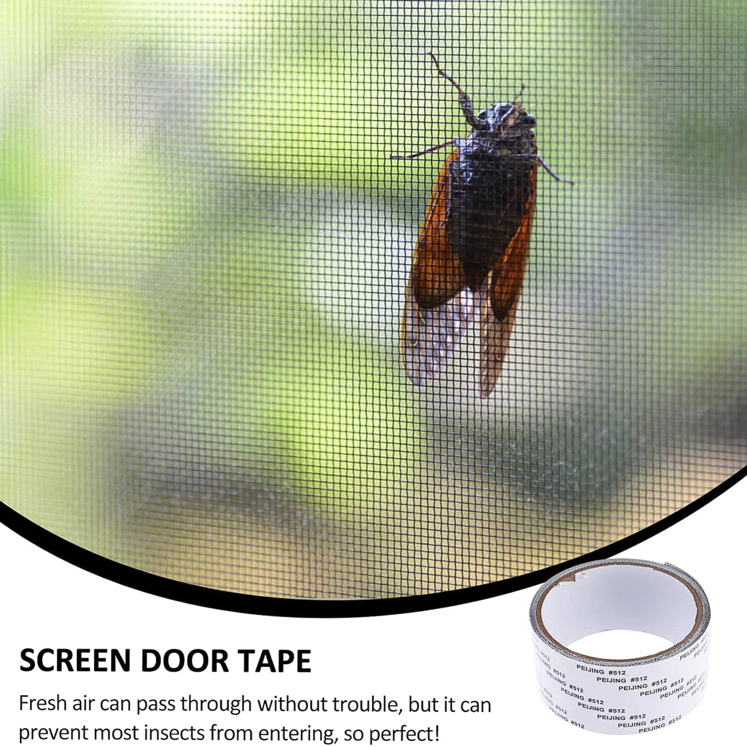 Self-Adhesive Mosquito Net Repair Tape – 2M x 5CM Roll – 1 Pc Self-Adhesive Mosquito Net Repair Tape – 2M x 5CM Roll – 1 Pc